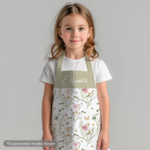 Floral Flor Silvestre Infantil Personalizado Femin