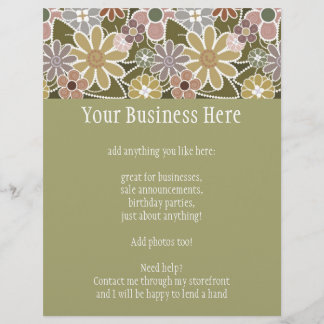 Floral Flyer Divertido