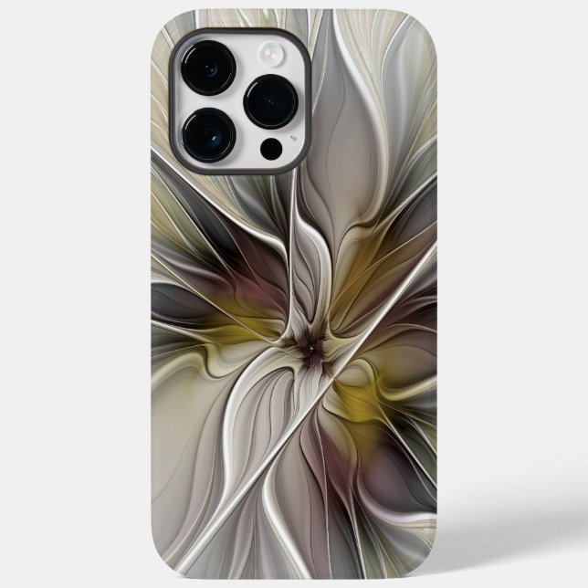 Floral Fractal, Flor Fantasia com Cores da Terra (Verso)
