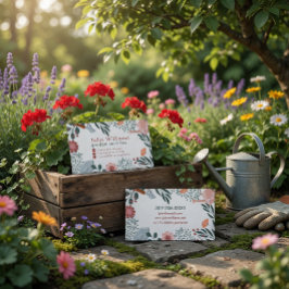 Floral Garden Services Cartão de visita