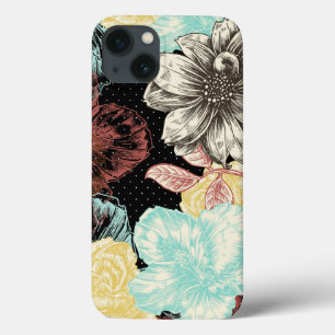 Floral gravado corajoso