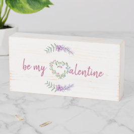 Floral Heart Wreath-Be My Namorados