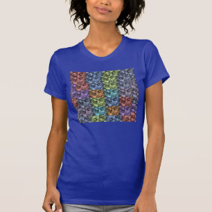 Floral Jersey T-Shirt (Lapis) Multi-Coloração