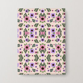 Floral light switch cover featuring a symmetrical 