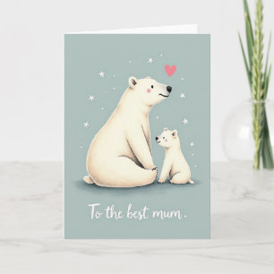 Floral Mães Amam Cartão Cub