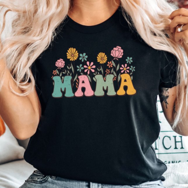 Floral Mama T-Shirt (Criador carregado)