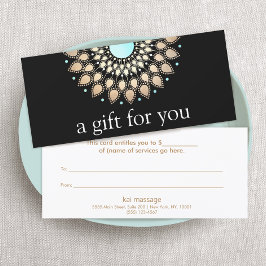 Floral Mandala Dourada do Lotus Flower