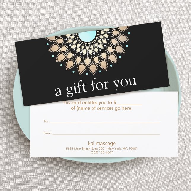 Floral Mandala Dourada do Lotus Flower (Criador carregado)