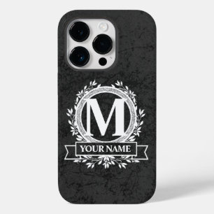 Floral Monogram Design Case-Mate iPhone Case