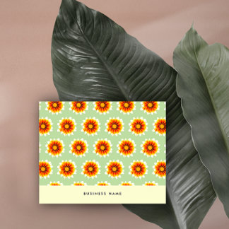 Floral Mostarda Amarela Yellow Small Business Orde