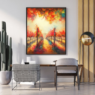 Floral Pathway Poster - Caminhada da Floresta Enca