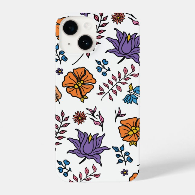 Floral Pattern Phone Case (Verso)
