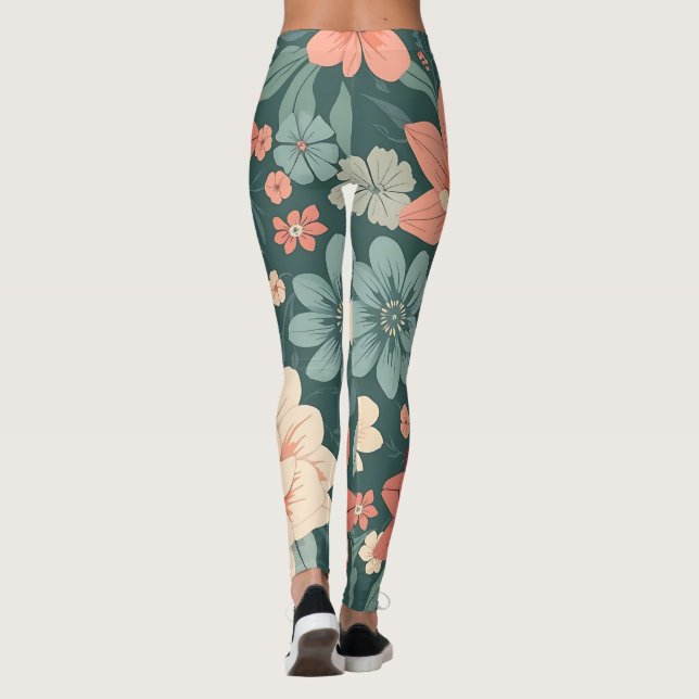  Floral Patterned Legging (Verso)