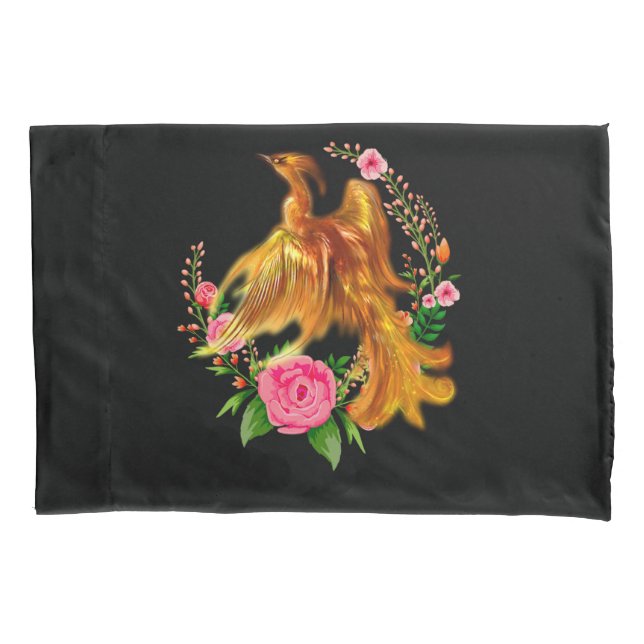 Floral Phoenix Nasce Da Fiery Ashes Fantasy (Frente)