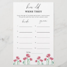 Floral Quantos anos eles tinham?