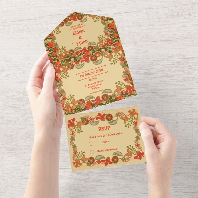Floral Retro (Aba destacável)