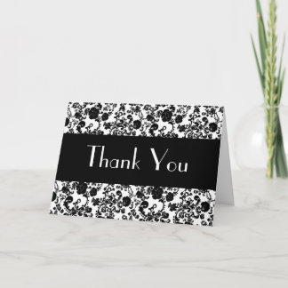 Floral Rococo Wedding, cartões de agradecimentos