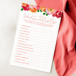 Floral Rosa Brilhante Que Conhece O Melhor Jogo Da