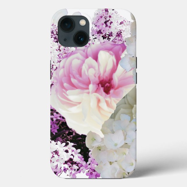 Floral Rosa e Creme (Verso)