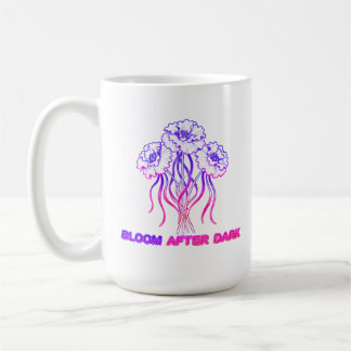 Floral Rosa Neon - Caneca de Café de Arte