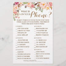 Floral Rosa O que há no seu Cartão de Jogo de Chá