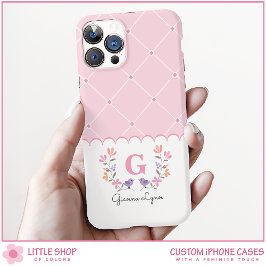 Floral Rosa Personalizado