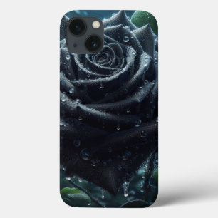 Floral Rosa preto