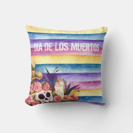Floral Skull Dia de los Muertos | Almofadas Throw