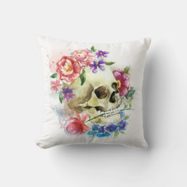Floral Skull Dia de los Muertos | Almofadas Throw