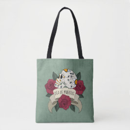 Floral Skull Dia de los Muertos | Bolsa Tote