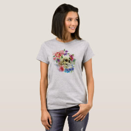 Floral Skull Dia de los Muertos | Camisa