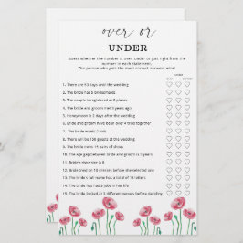 Floral sobre ou sob jogo de chá de panela