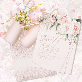 Floral Sparkles Sweet Six Rosa Dourado ID912