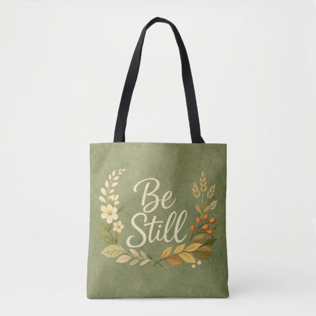 Floral Stillness - Bolsa Tote (Frente)