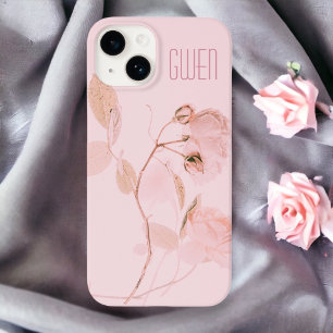 Floral Suave Rosa Personalizado