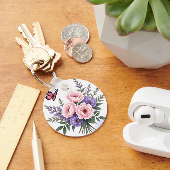 Floral trendy Chaveiro (Mesa)