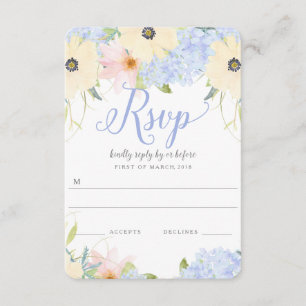 Floral Vintage Spring Weding RSVP