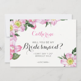 Floral, Você Será Meu Cartão De Madrinha