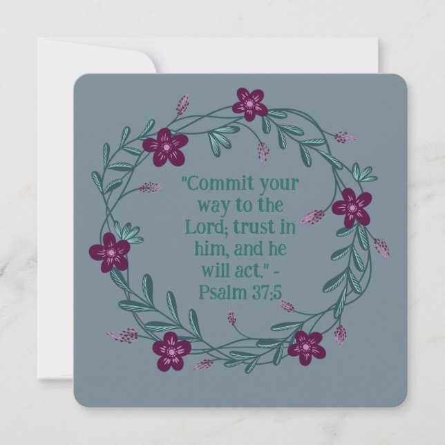 Floral Wreath Vazios Religiosos Ocasiões Especiais (Frente)