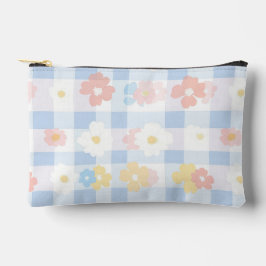 Floral Xadrez Azul