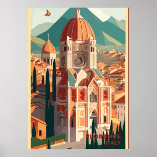 Florence Itália - Arte Poster