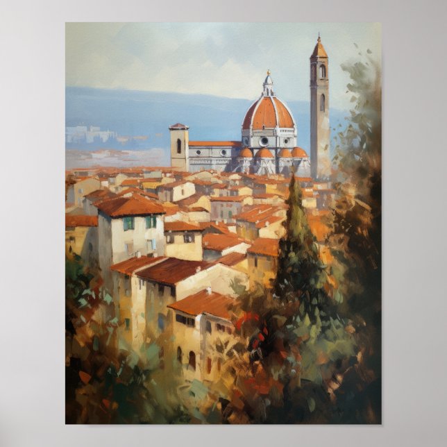 Florence Itália Pintura Impressão (Frente)