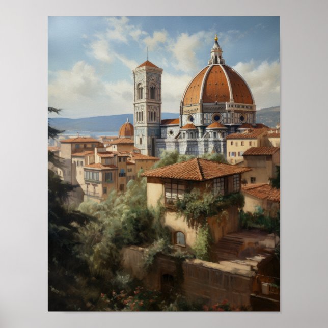 Florence Itália Pintura Impressão (Frente)