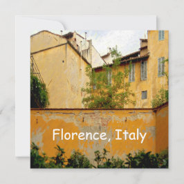Florence Itália - Placa plana de Arquitetura Amare