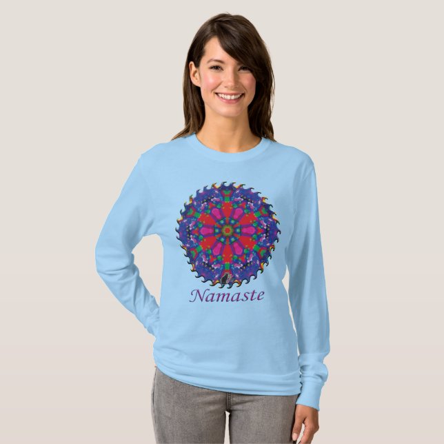 Florence Namaste Kaleidoscope T-shirt (Frente Completa)