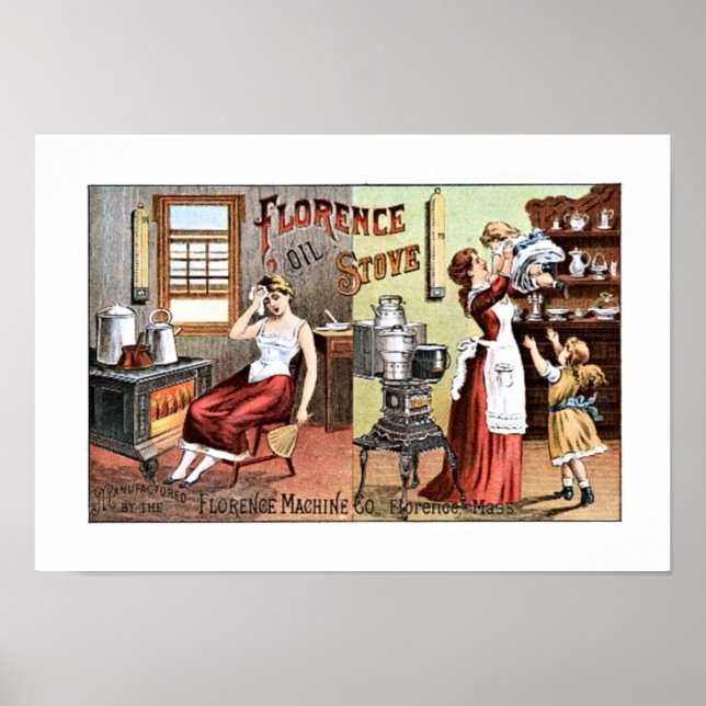 Florence Oil Stove Poster (Frente)