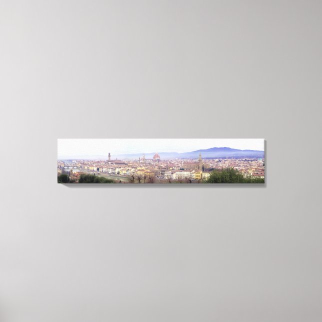 Florence Panorâmica Canvas (Frente)