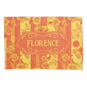 Florence Yellow e Orange Floral