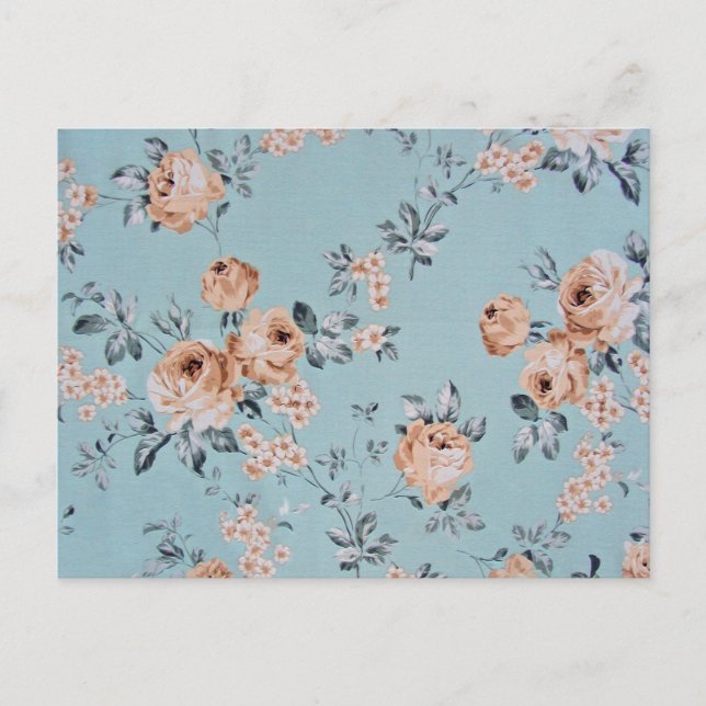 Flores Adoráveis - Cartão Postal / RSVP / Convites (Frente)