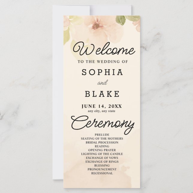 Flores Amarelas e Programa Casamento Amarelo Verde (Frente)